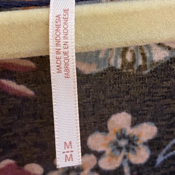 Free People Isabelle Tiered Floral V-Neck Tunic Top - Picture 6 of 6